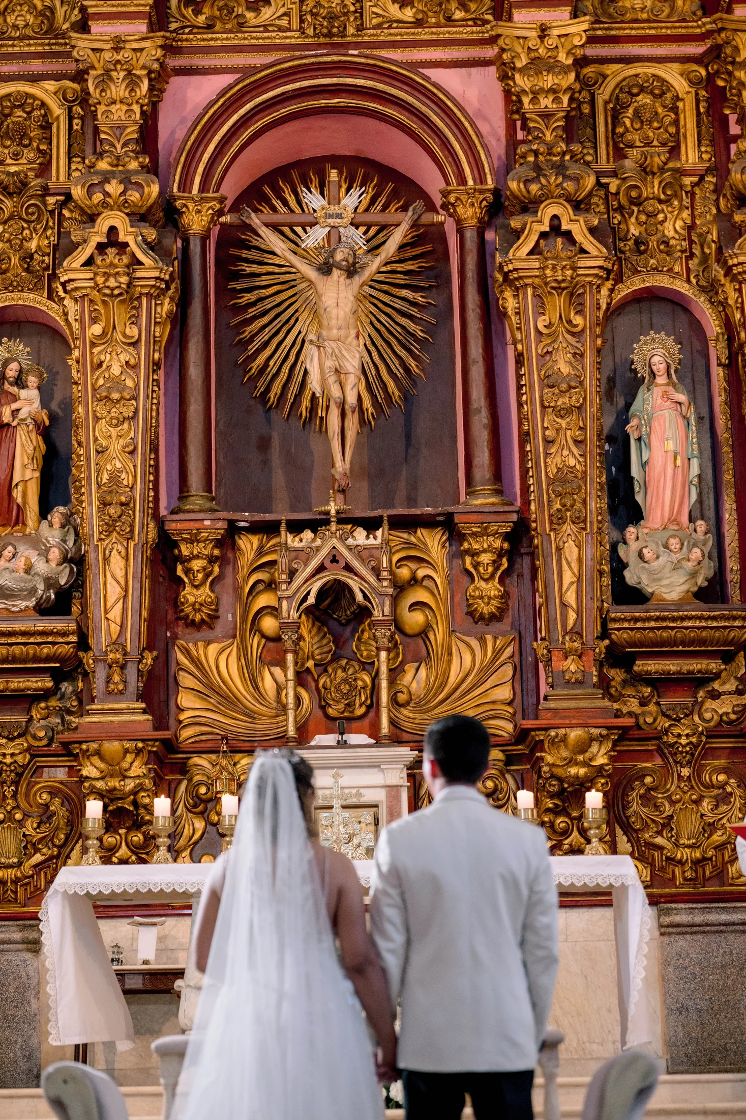 Boda de Schelly y José — iglesia