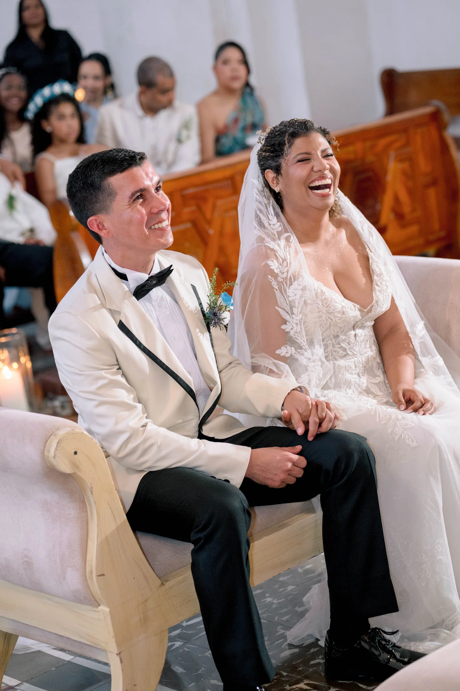 Boda de Schelly y José — iglesia