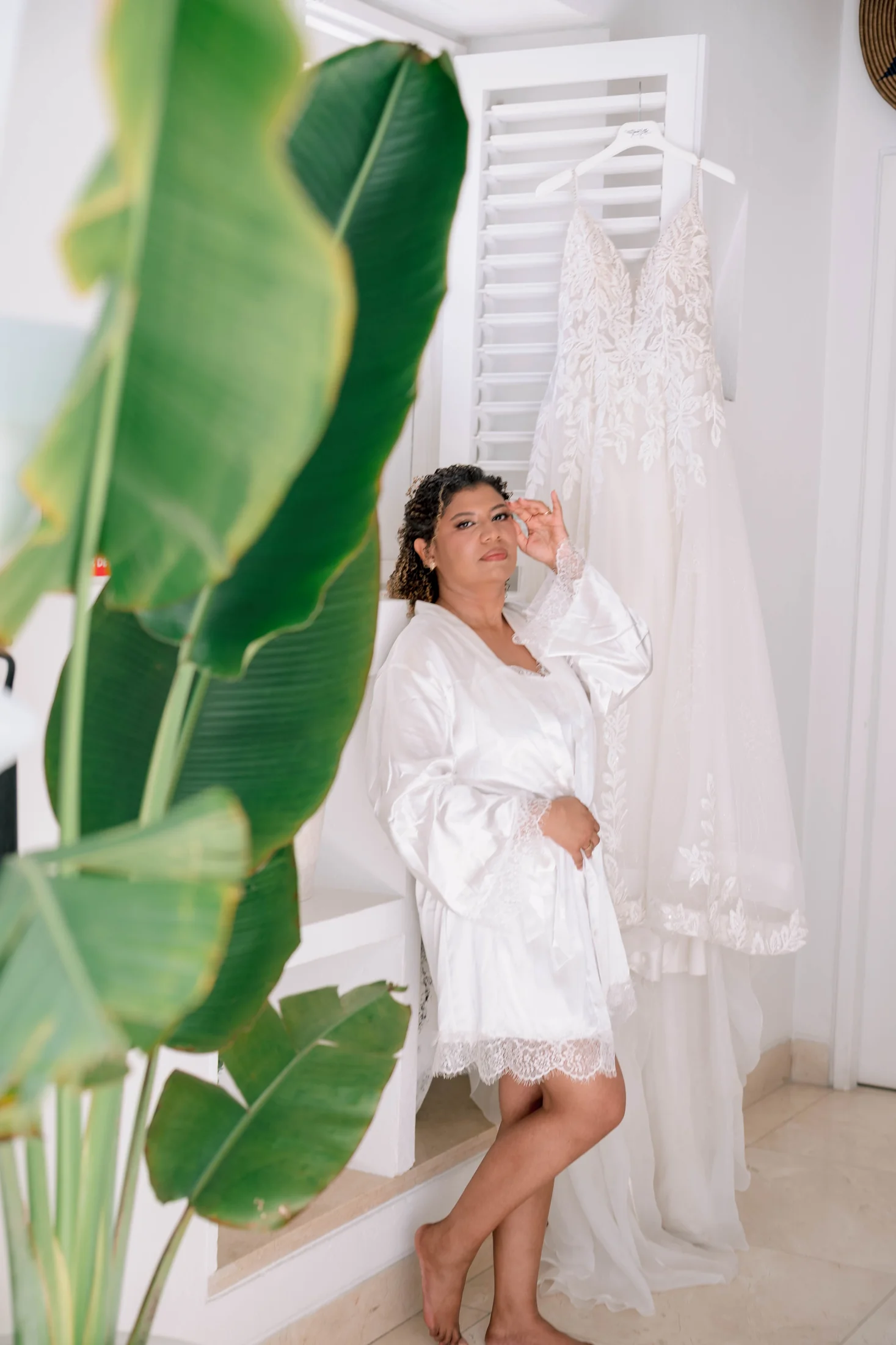 Boda de Schelly y José — preparación