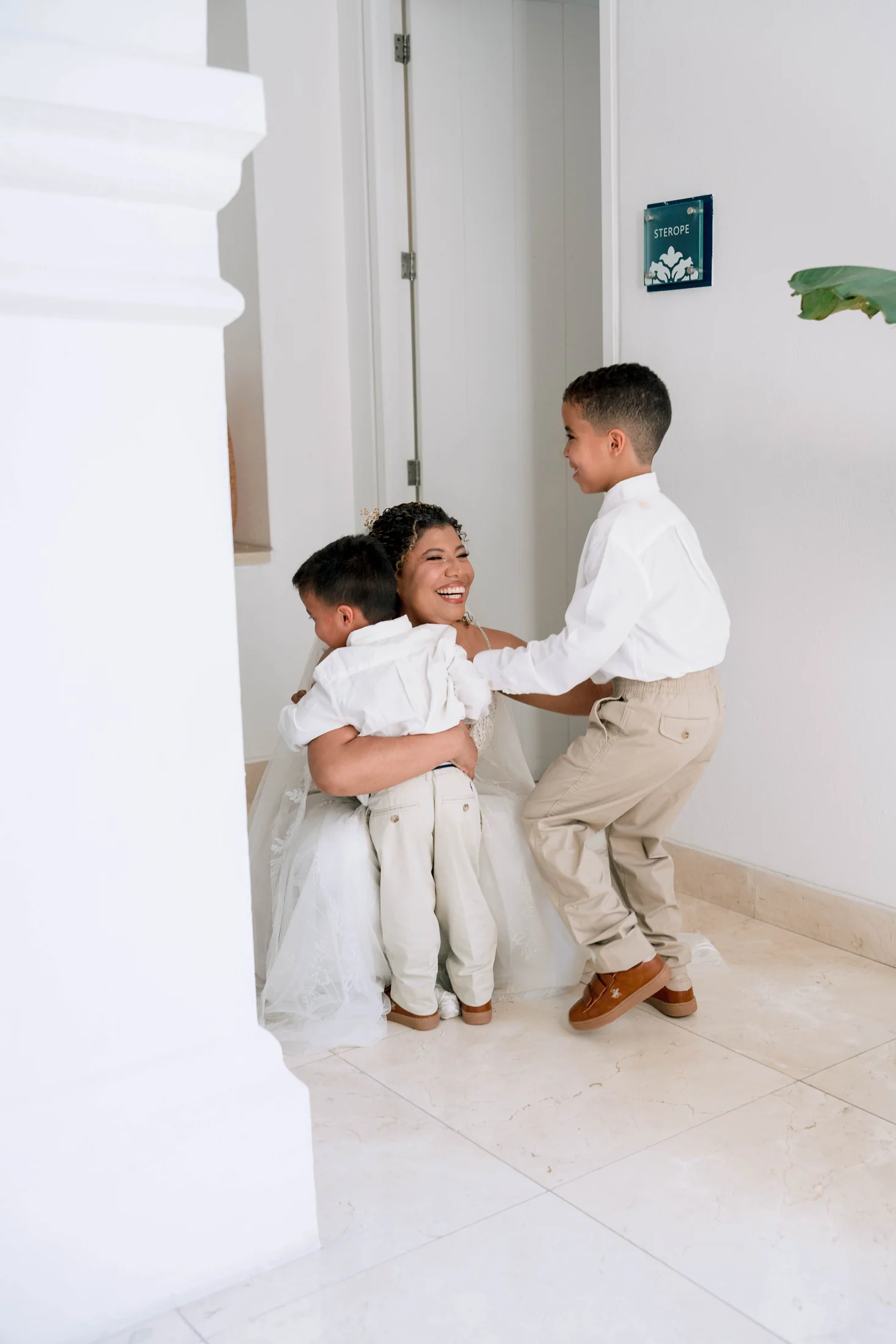 Boda de Schelly y José — preparación