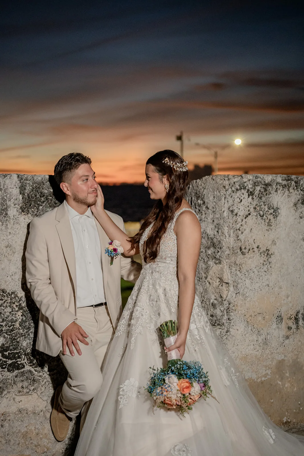 Boda de Vale y Chris — ciudad amurallada